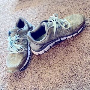 U. S. Polo Assn Women’s Trainers Running Tennis Sneakers Grey & Light Blue